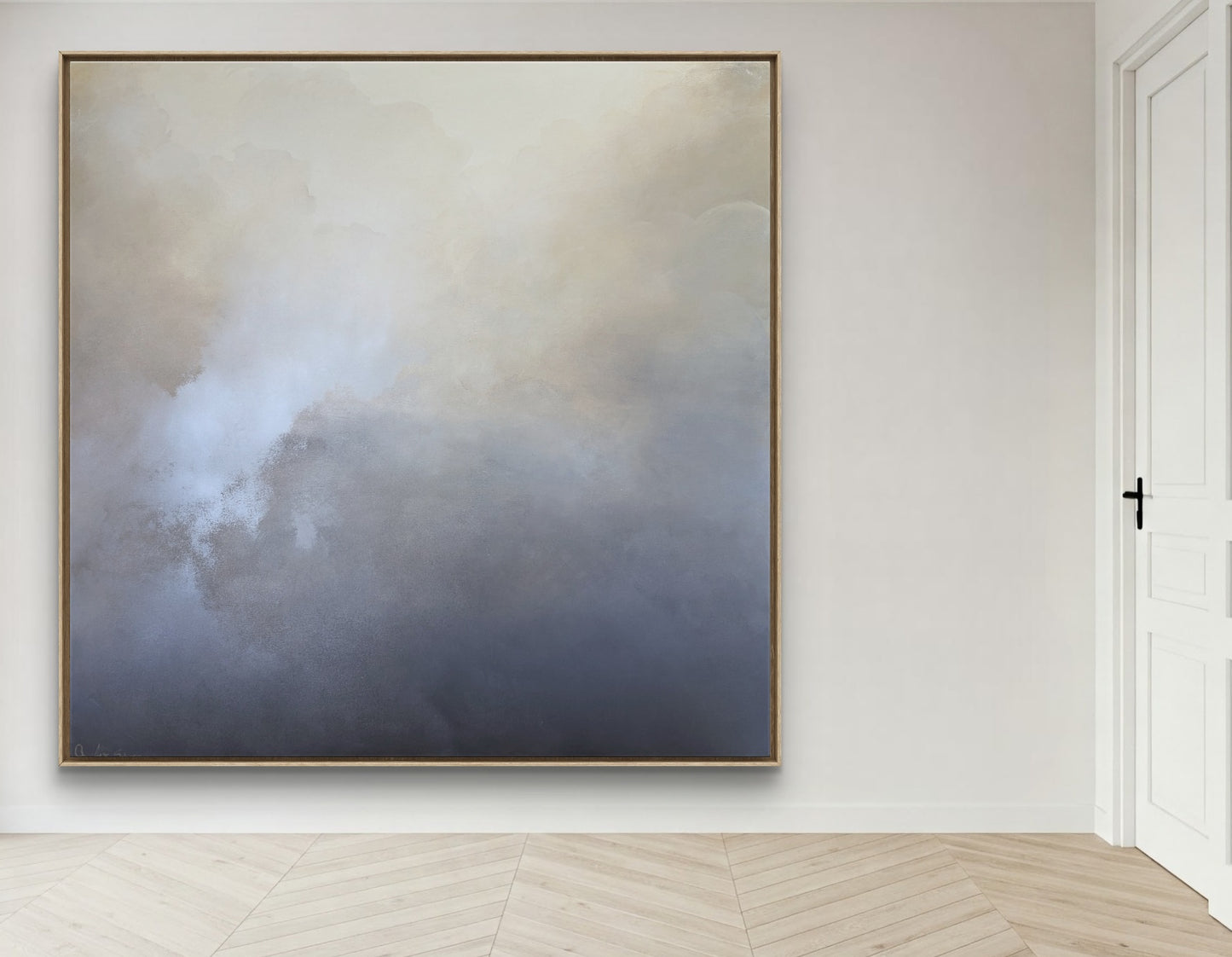 Domus (oak frame) - Gabriela Azar Schreiner art