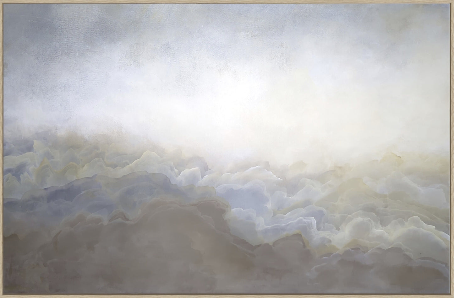 Fragments of the past (oak frame) - Gabriela Azar Schreiner art