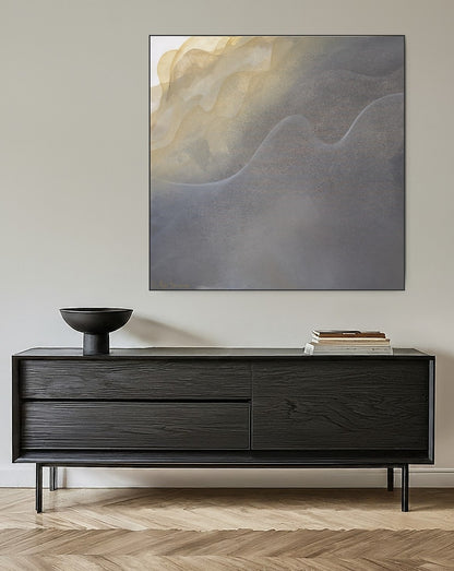 Tides (black frame) - Gabriela Azar Schreiner art