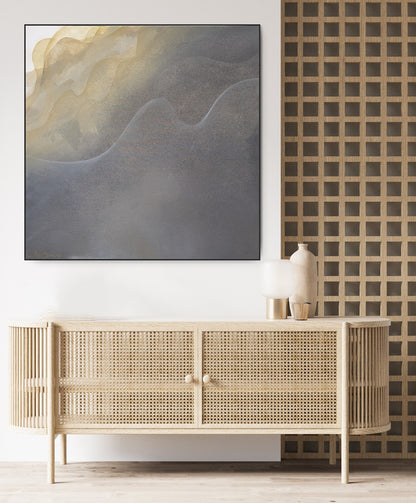 Tides (black frame) - Gabriela Azar Schreiner art