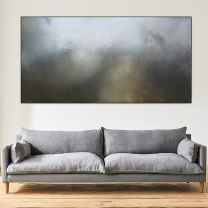 Platinum (black floating frame) - Gabriela Azar Schreiner art