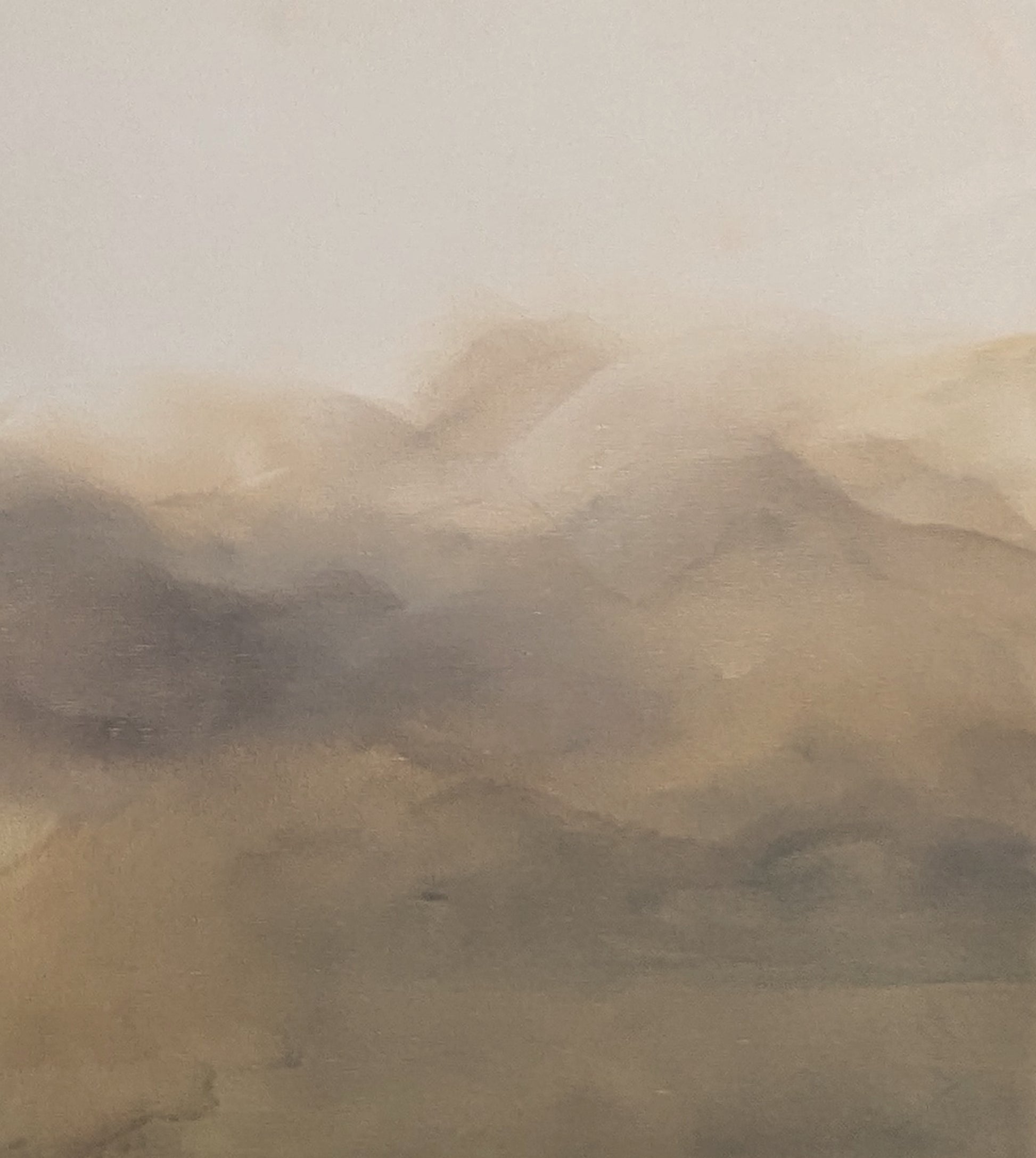 Dreaming Ground  (oak floating frame) - Gabriela Azar Schreiner art