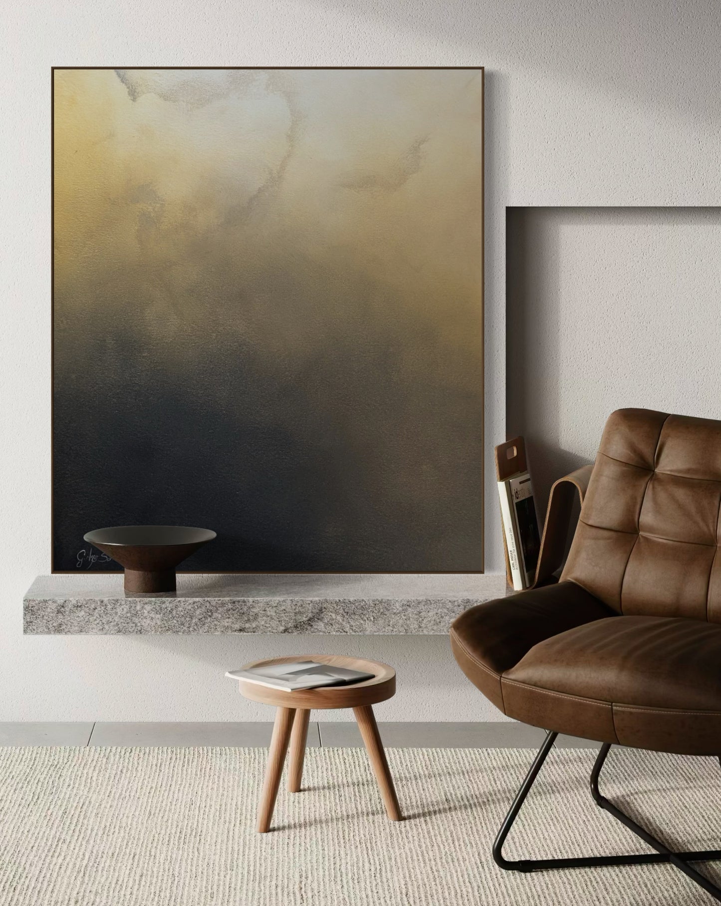 Fading into Calm - Gabriela Azar Schreiner art