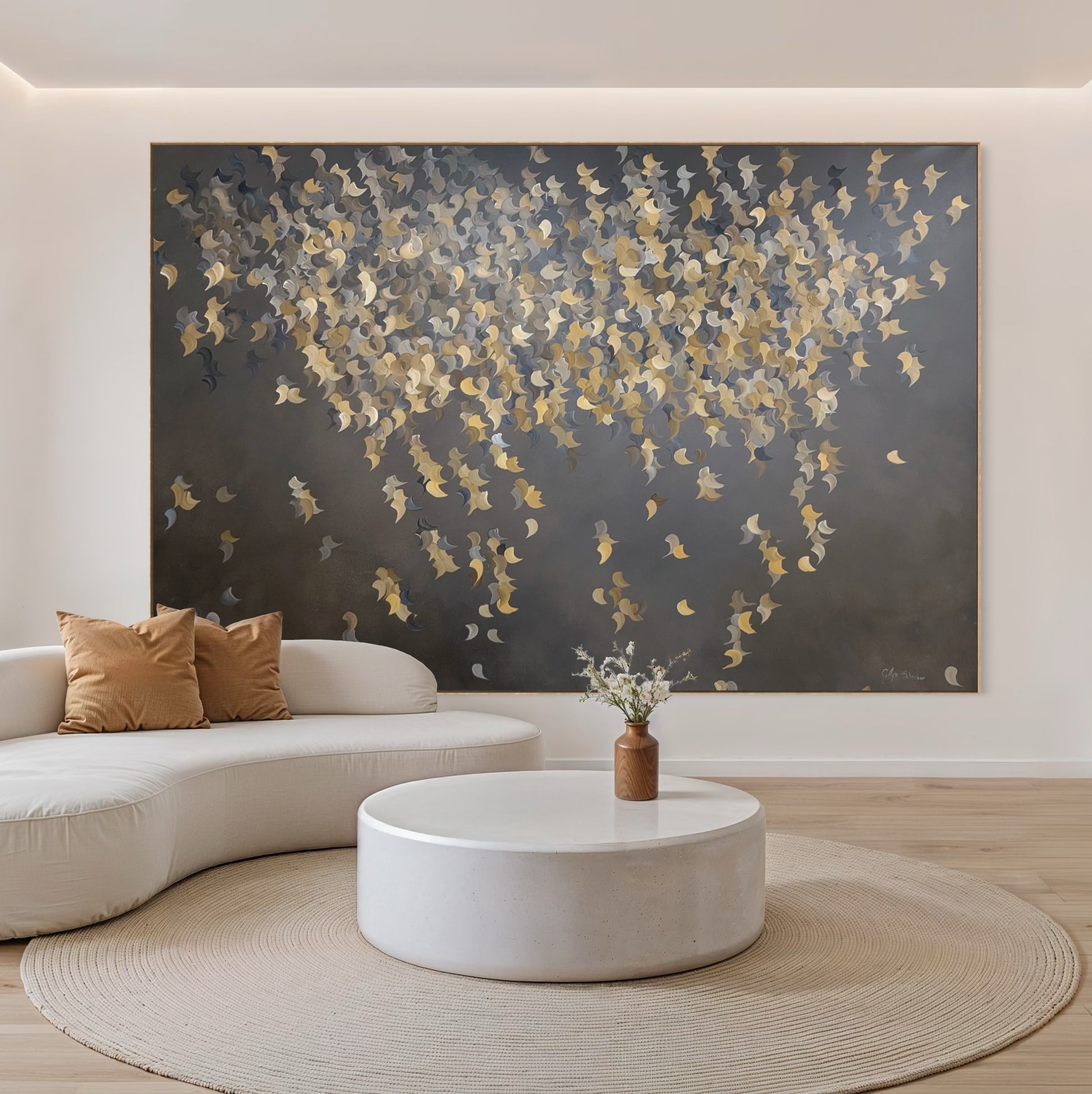 Glowing forest - Gabriela Azar Schreiner art