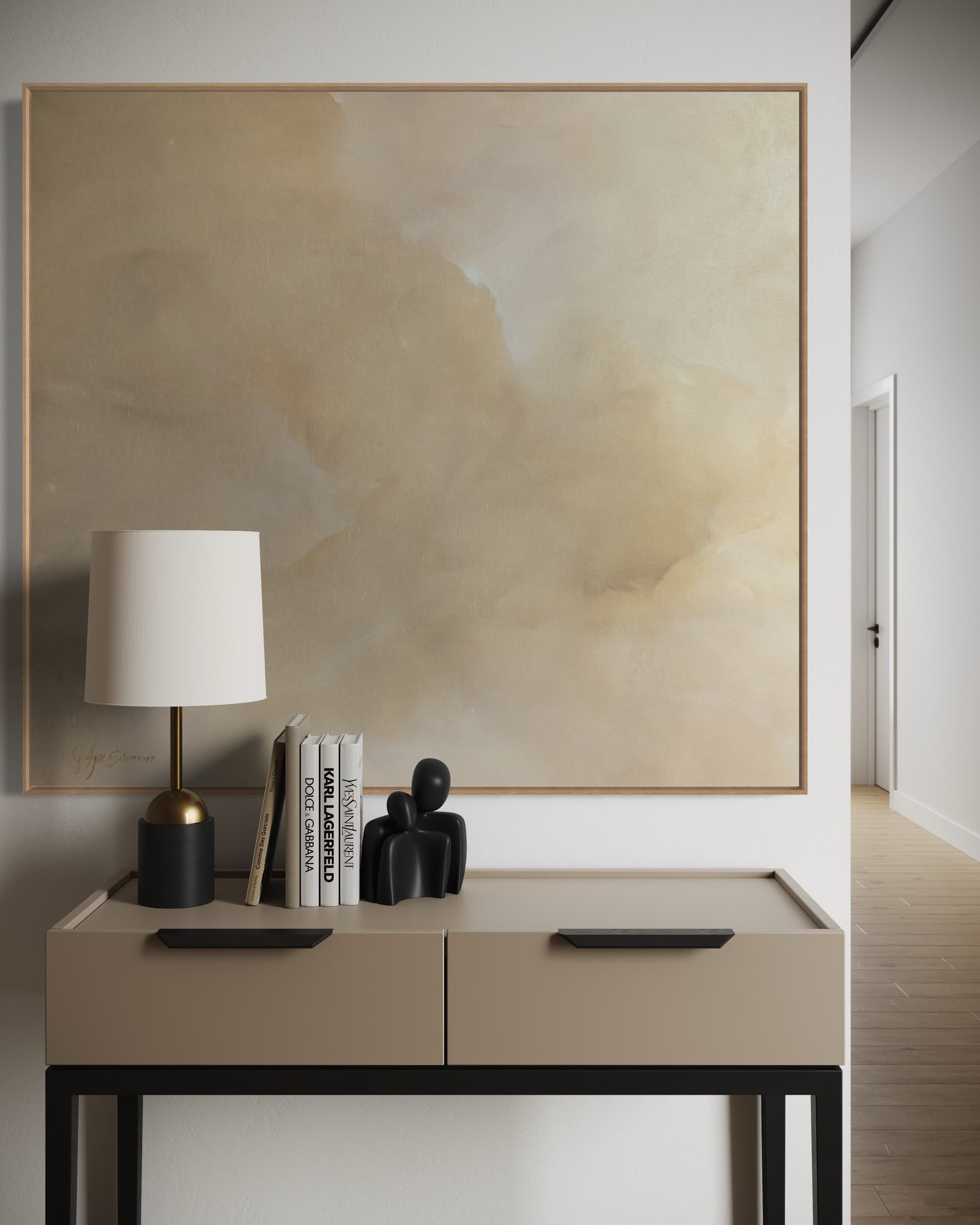 Golden veil - Gabriela Azar Schreiner art
