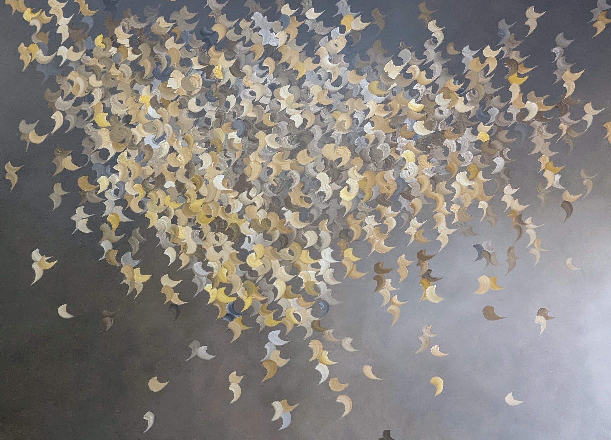 Evening forest - Gabriela Azar Schreiner art