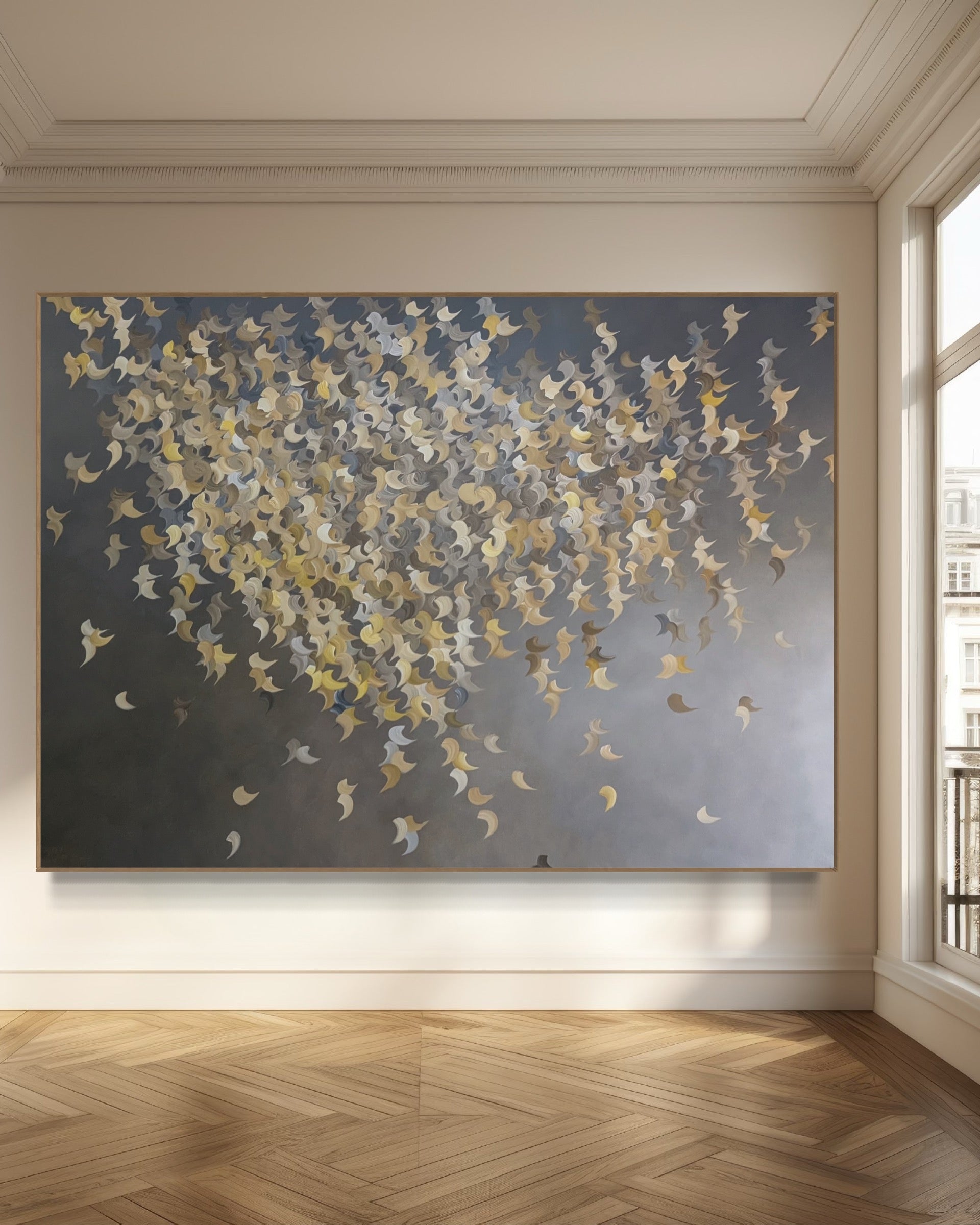 Evening forest - Gabriela Azar Schreiner art