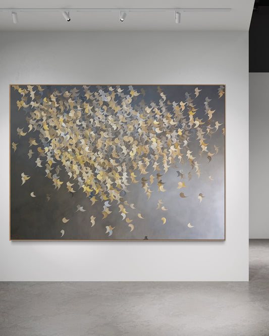 Evening forest - Gabriela Azar Schreiner art